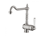 Armando Vicario Provincial basin mixer - Brushed Nickel